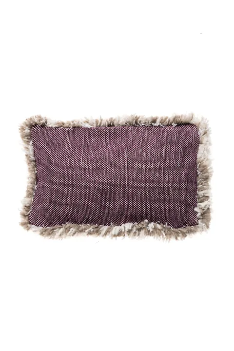 Silky Cushion 30 × 50 – Eggplant