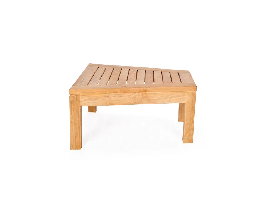 Teak Triangle Table