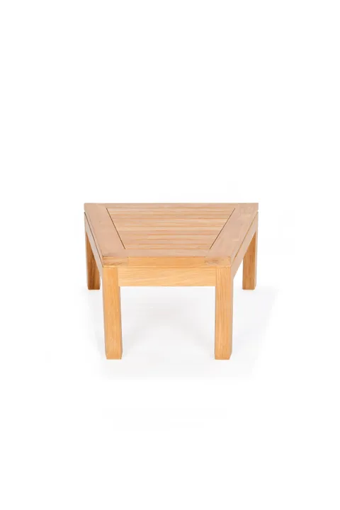 Teak Triangle Table